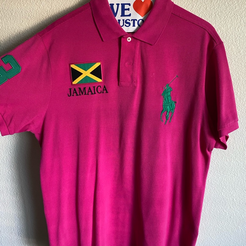 Magenta Jamaica polo from Ralph Lauren